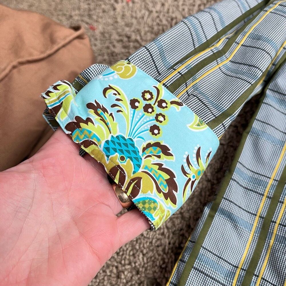 Robert Graham Patchwork Panel Button-Down Shirt –… - image 8